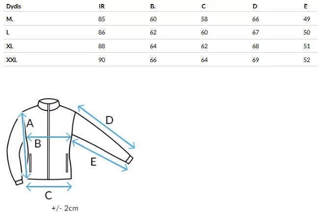 Vyriška tamsiai mėlyna žieminė striukė Space