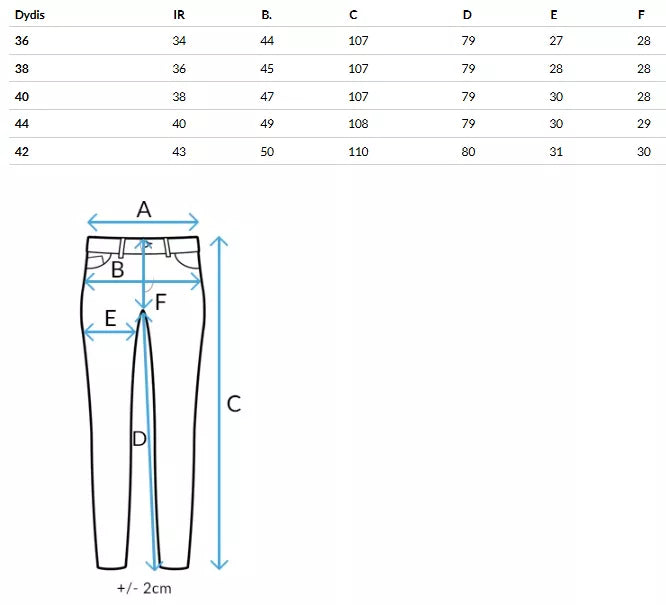 Women's dark brown jeans Active