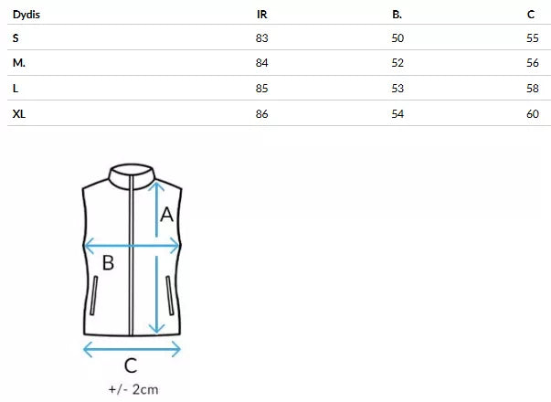 Women's black quilted vest Foxy