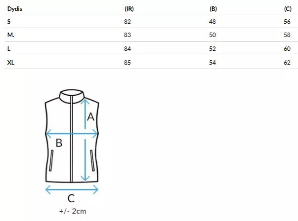 Women's gold-colored vest Moon