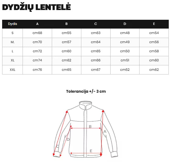 Men's black winter jacket Arte