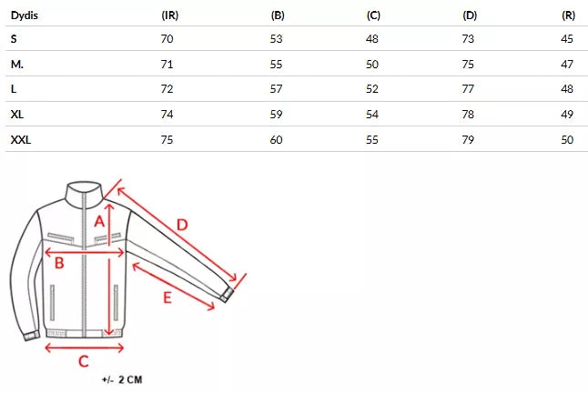 Vyriška juoda/raudona žieminė striukė Oscar