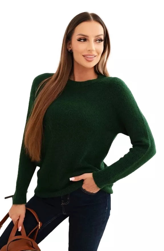 Women's dark green sweater Arol