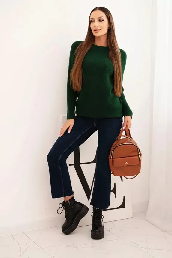 Women's dark green sweater Arol