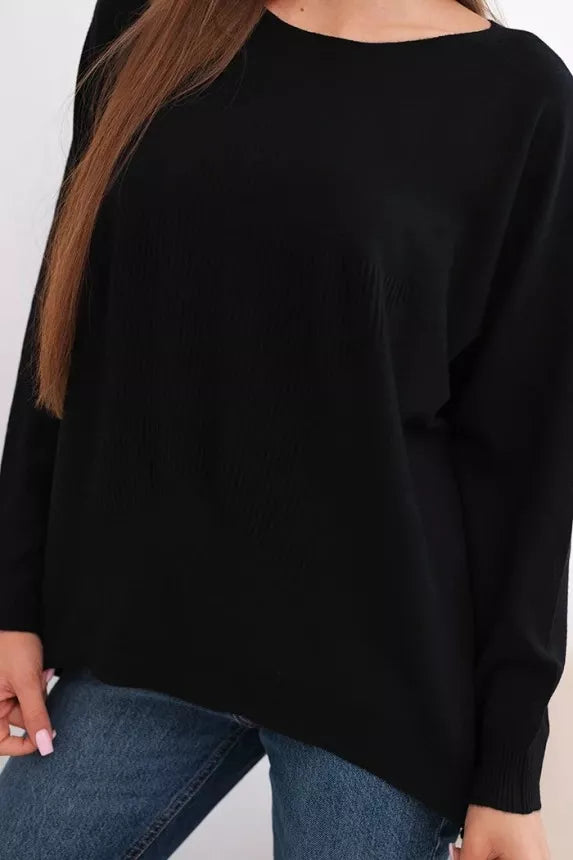 Women's black sweater Star