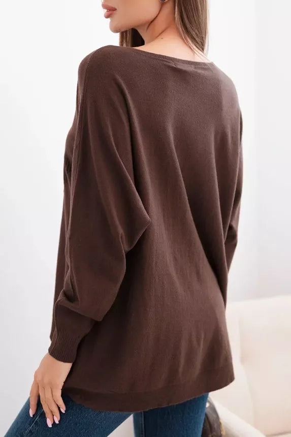 Women's brown sweater Star
