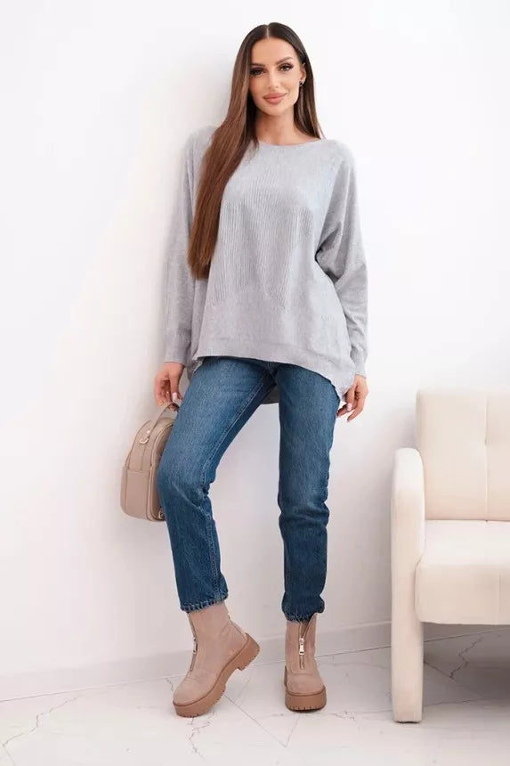 Women's gray sweater Star