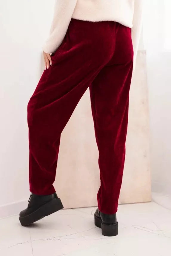 Women's burgundy pants Rica