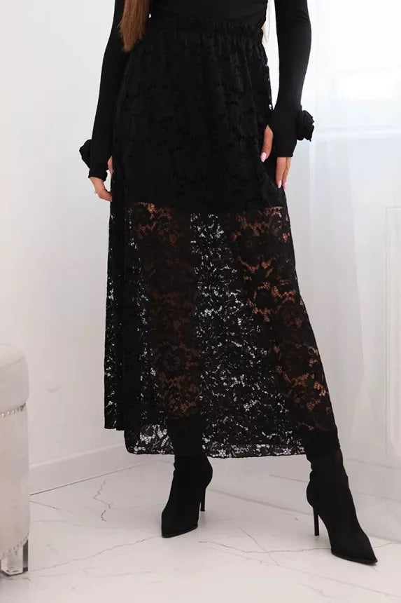 Women's black skirt Silma