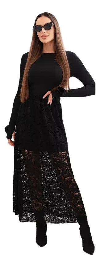 Women's black skirt Silma