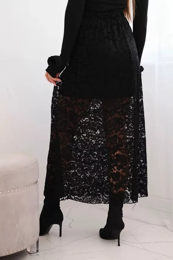 Women's black skirt Silma
