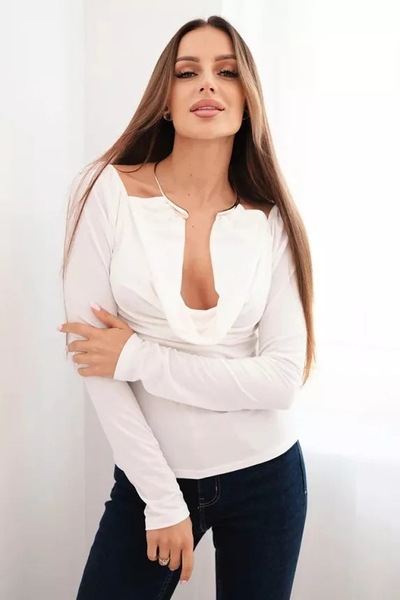 Women's white blouse