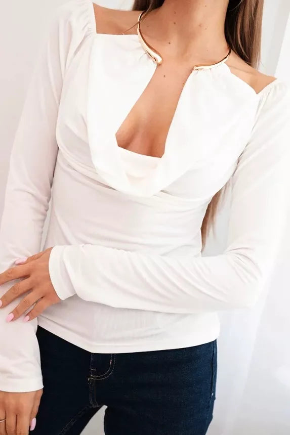 Women's white blouse