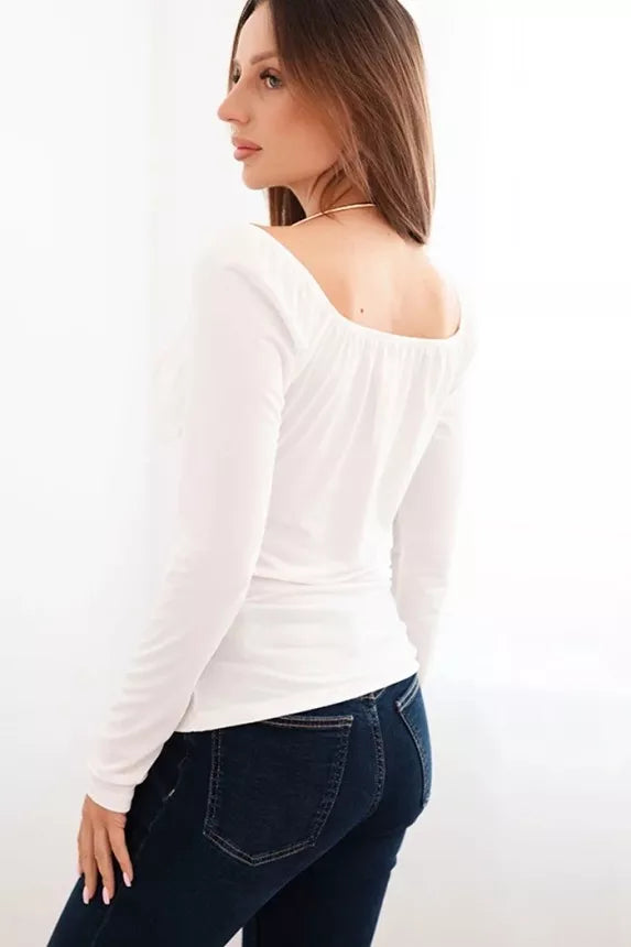 Women's white blouse