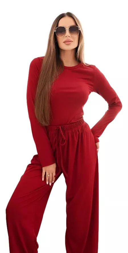 Women's burgundy set Bert