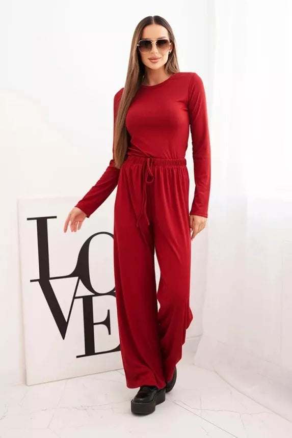 Women's burgundy set Bert