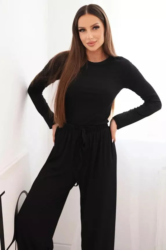 Women's black set Bert