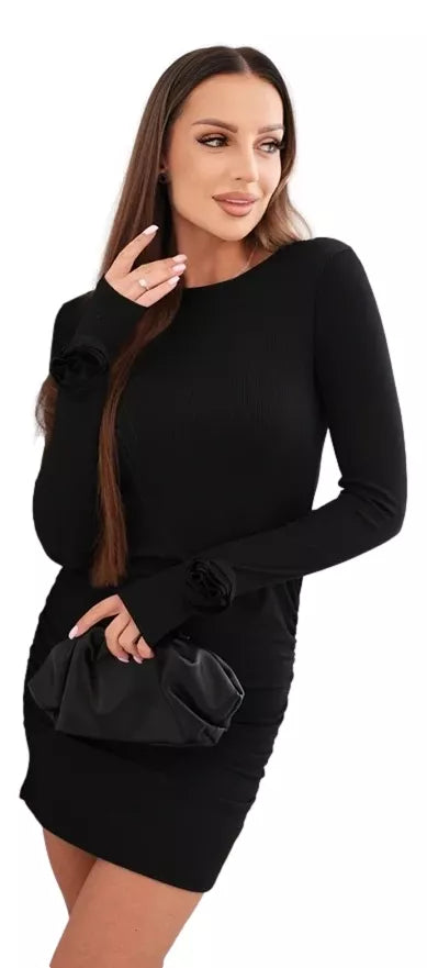 Women's black dress Anit