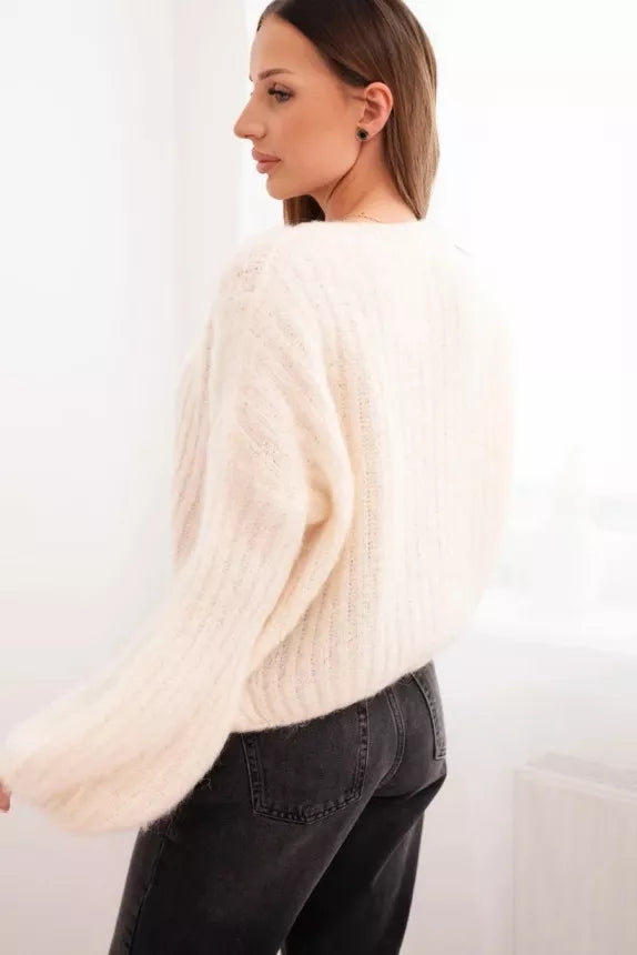 Moteriškas baltas megztinis Bali