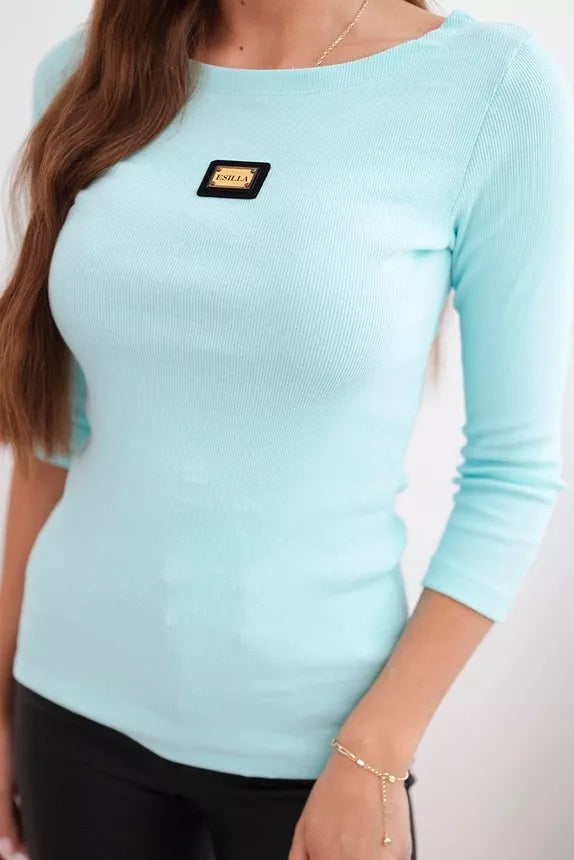 Moteriška šviesiai mėlyna palaidinė Carla