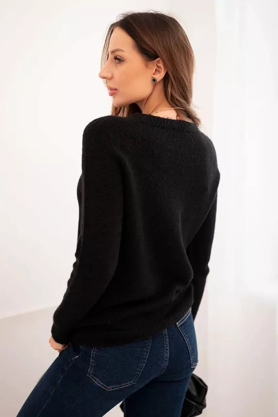 Women's black sweater Arol
