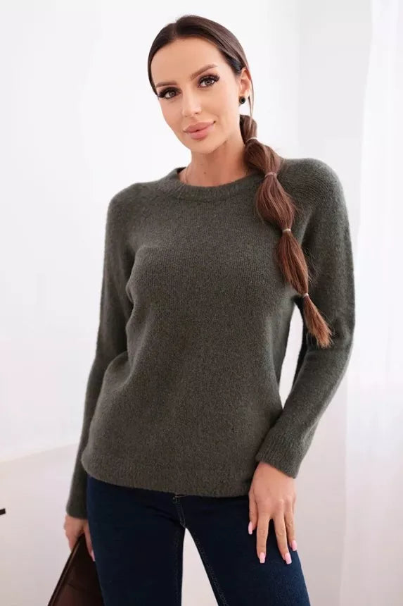 Women's khaki sweater Arol 