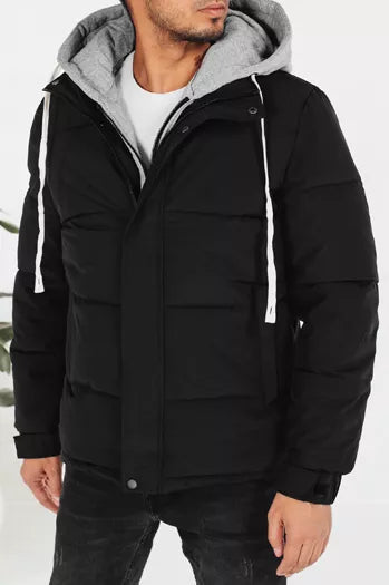 Men's black winter jacket Blaze