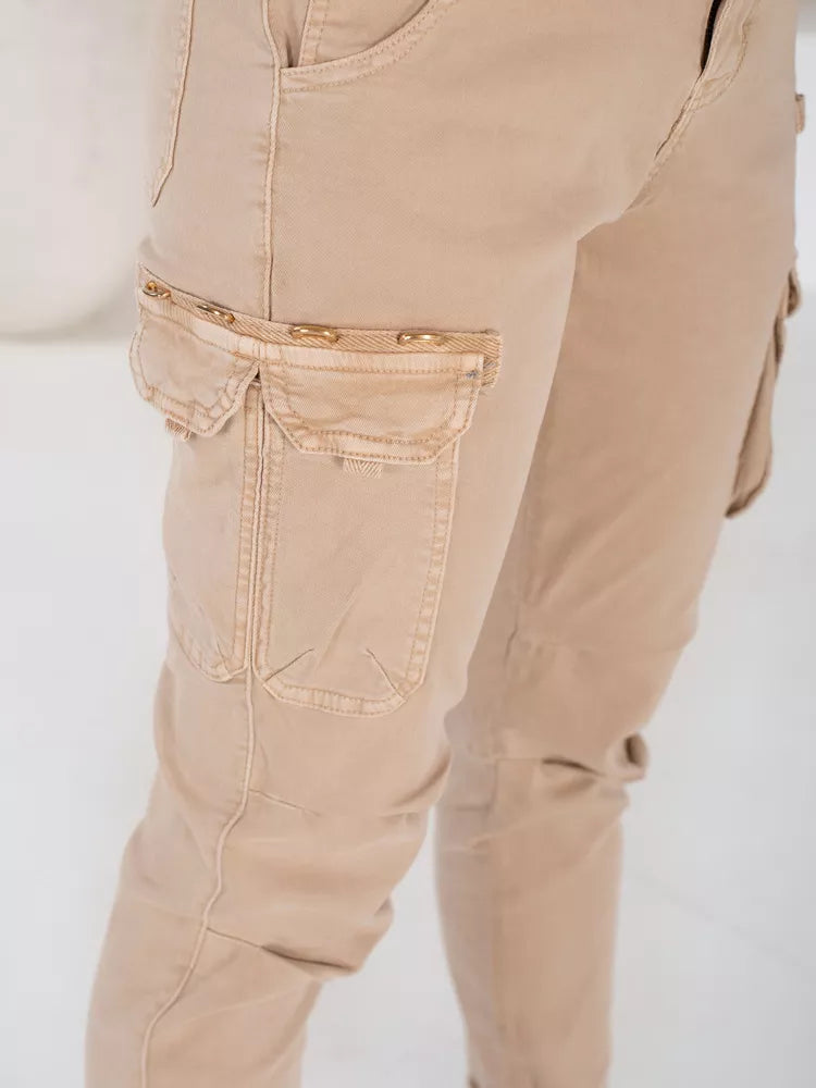 Women's brown cargo pants 