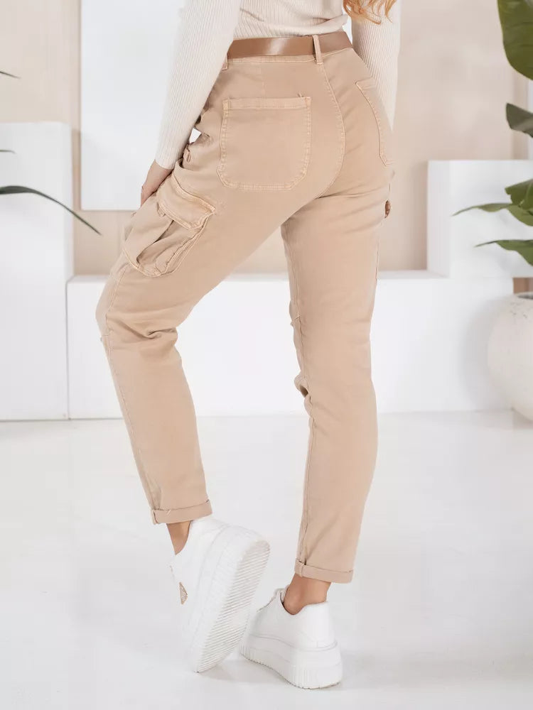 Women's brown cargo pants 