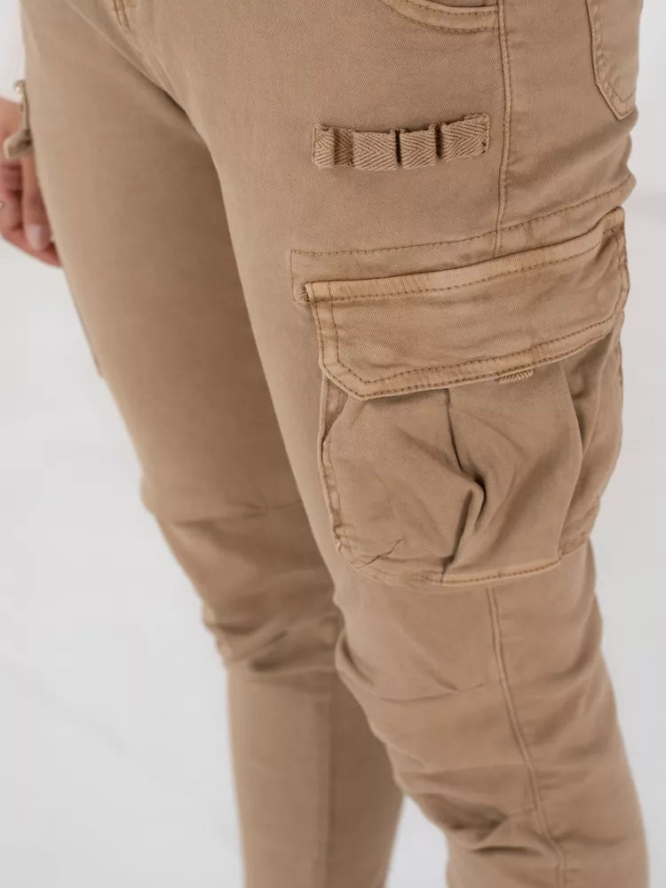 Women's brown Cargo pants 
