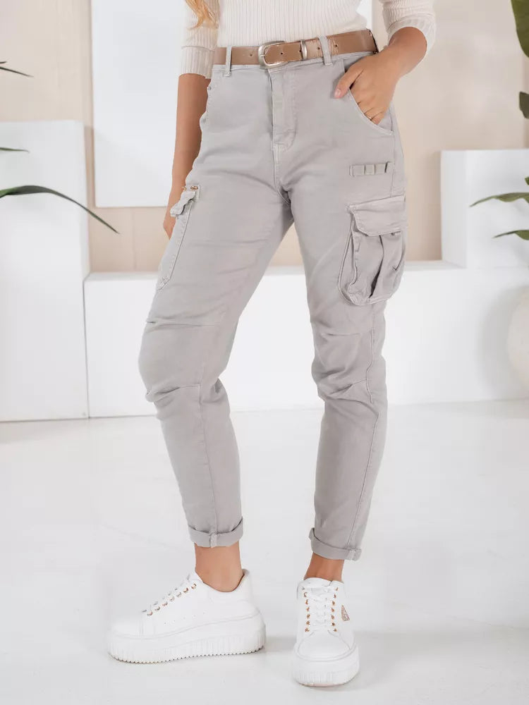 Women's gray Cargo pants 