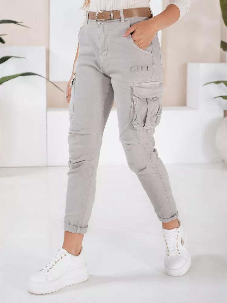 Women's gray Cargo pants 