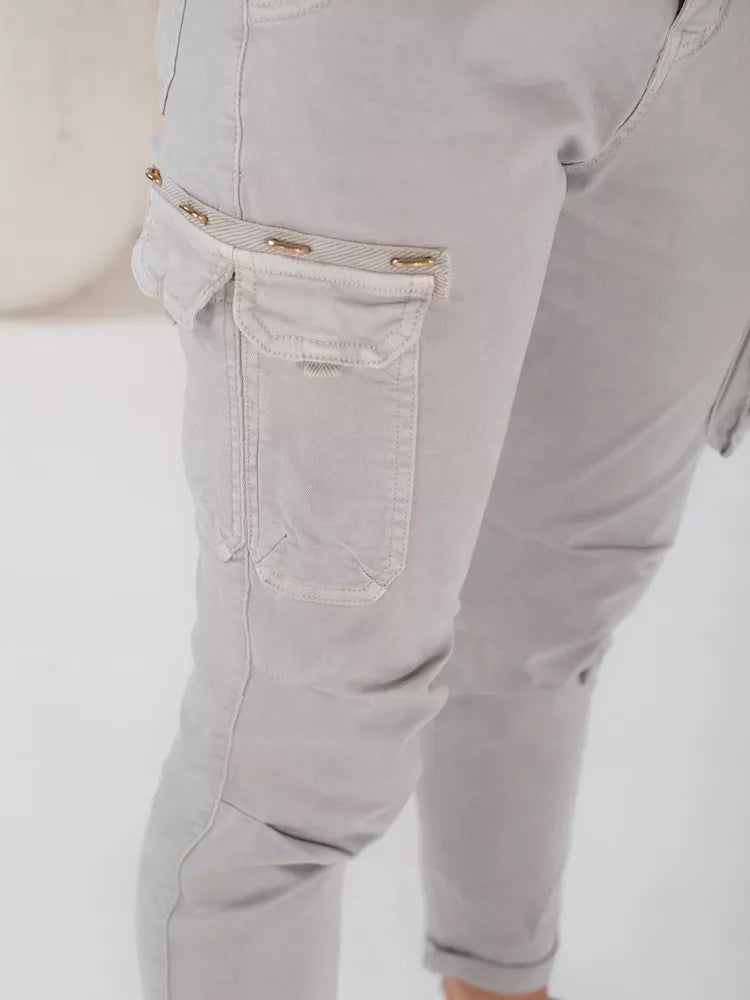 Women's gray Cargo pants 