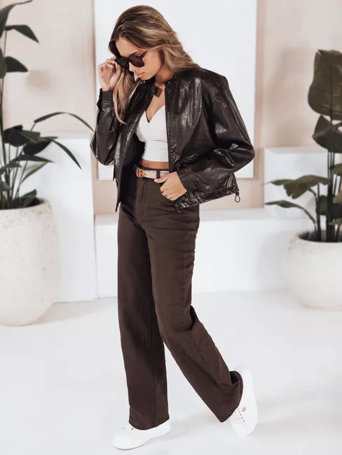 Women's dark brown jeans Active