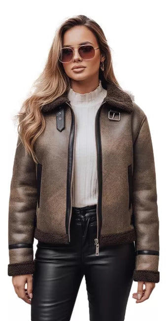 Women's brown jacket Mira