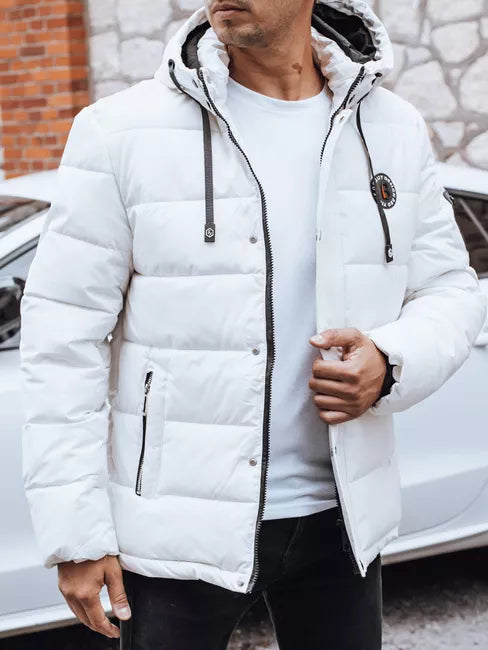 Vyriška balta žieminė striukė Ross