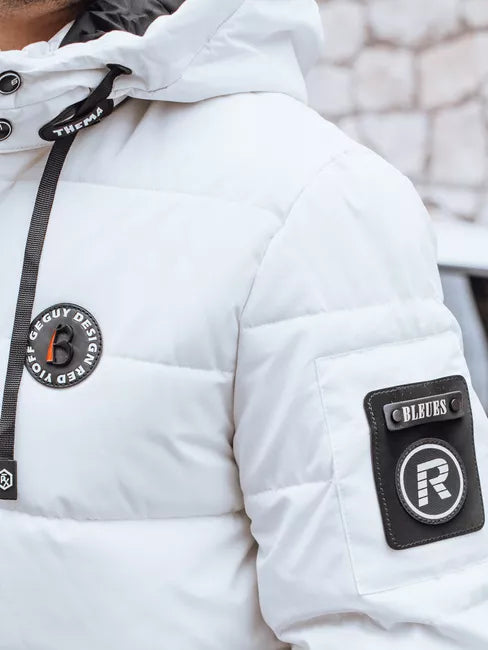 Vyriška balta žieminė striukė Ross