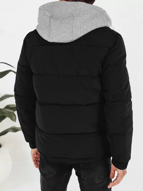 Men's black winter jacket Blaze