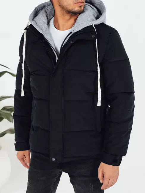 Men's dark blue winter jacket Blaze