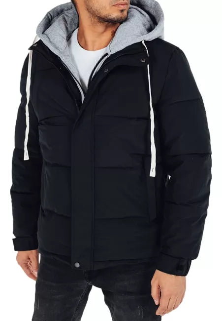 Men's dark blue winter jacket Blaze