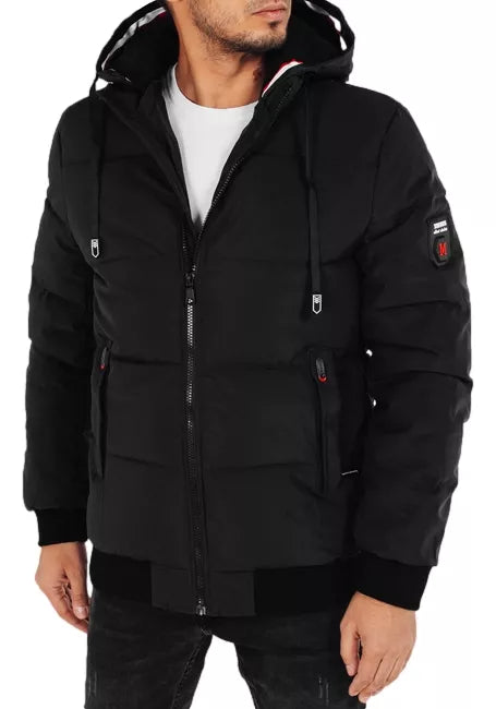 Men's black winter jacket Scot