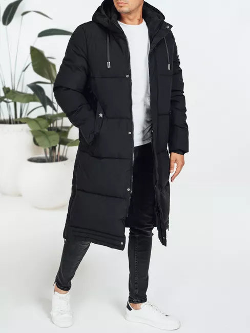 Vyriška juoda žieminė striukė Master