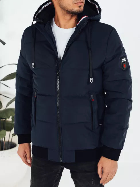 Men's dark blue winter jacket Scot