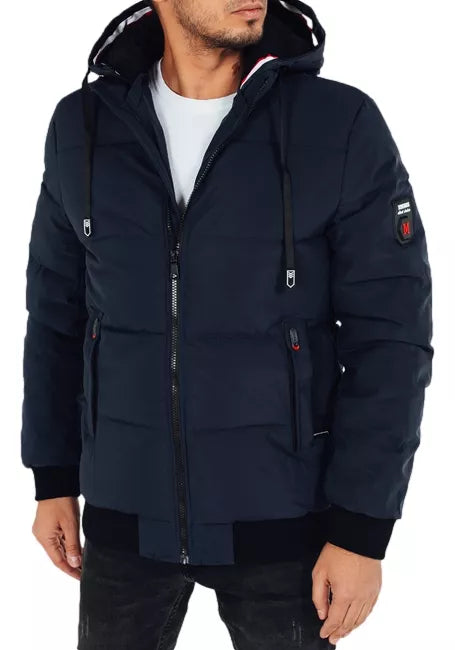 Men's dark blue winter jacket Scot