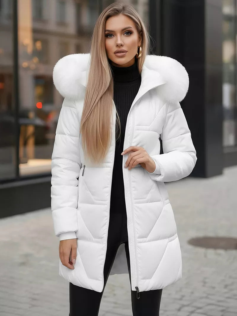 Women's white coat Stel