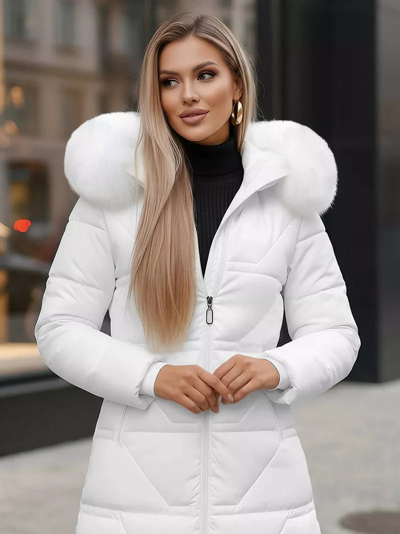Women's white coat Stel