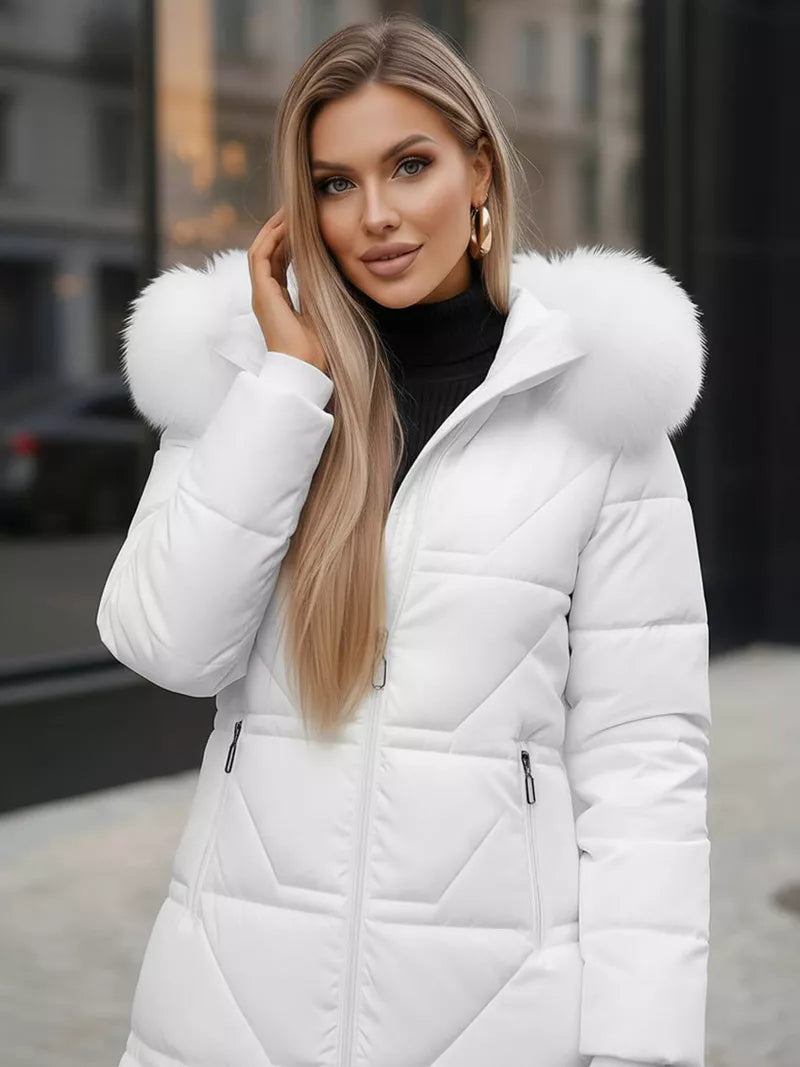 Women's white coat Stel