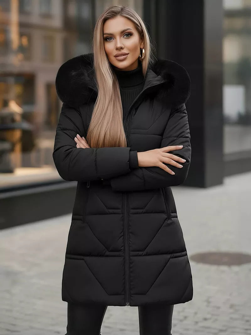 Women's black coat Stel