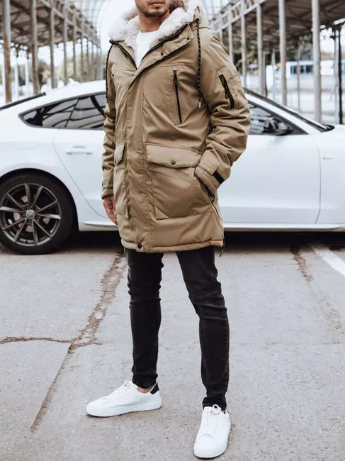 Vyriška rusva žieminė striukė Space