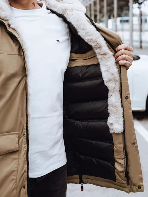 Vyriška rusva žieminė striukė Space